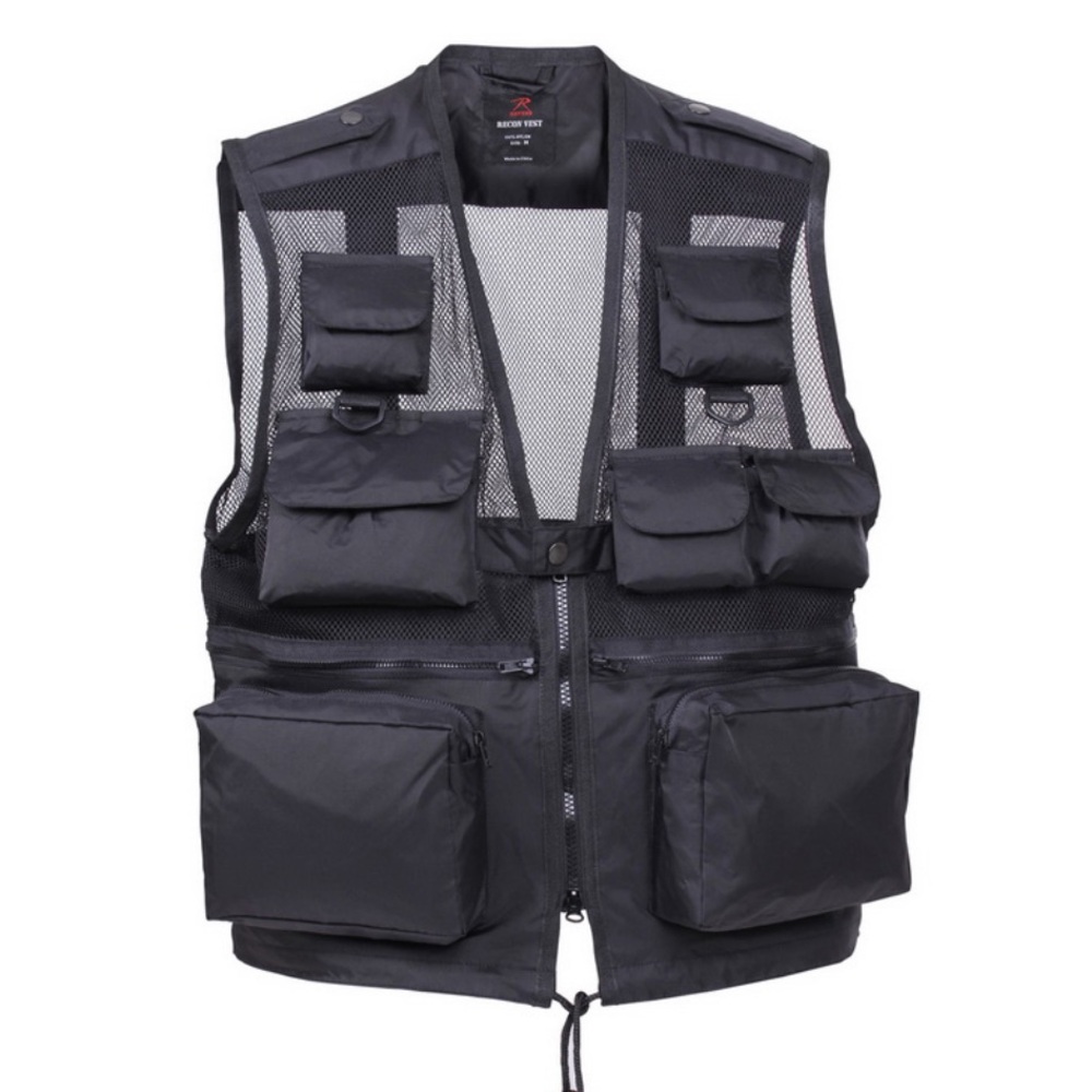 Rothco's Tactical Recon Vest is made from a water-resistant nylon material